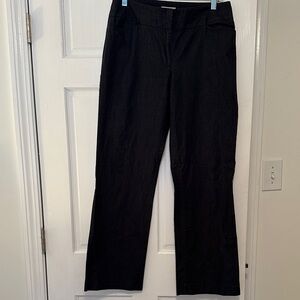 Loft Classic Blue Women's Curvy Dress Pants